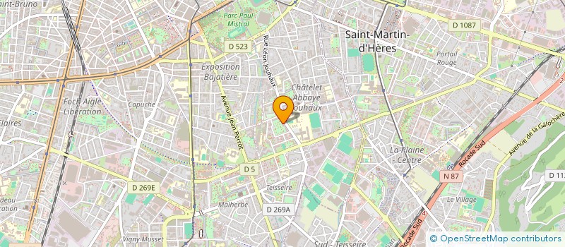localisation de l'entreprise COM-COM à GRENOBLE