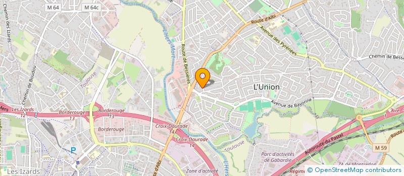localisation de l'entreprise COM CONCEPTEUR à L'UNION