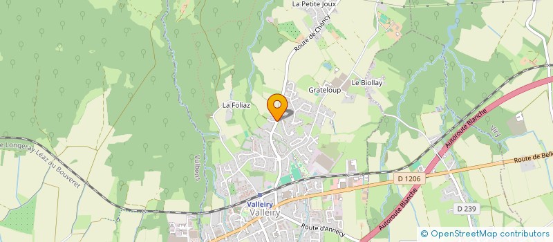 localisation de l'entreprise COM'CORE à VALLEIRY