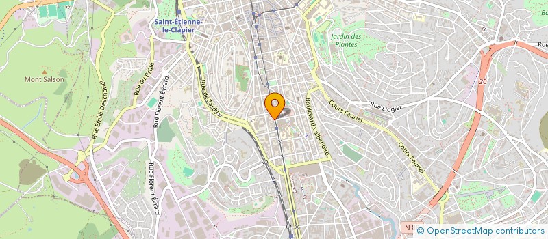 localisation de l'entreprise COM CORPUS  SAINT-ETIENNE