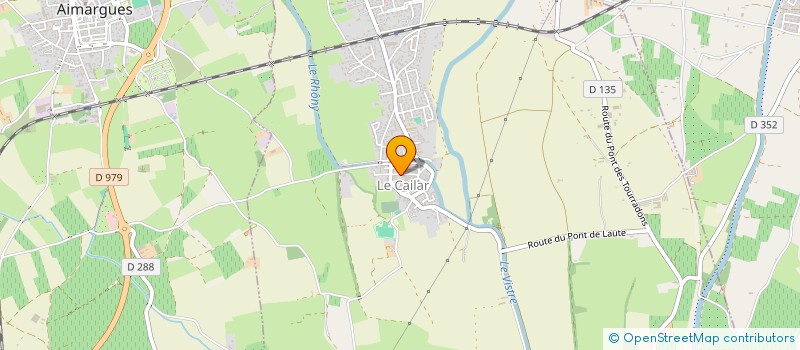 localisation de l'entreprise COM & CRU  LE CAILAR