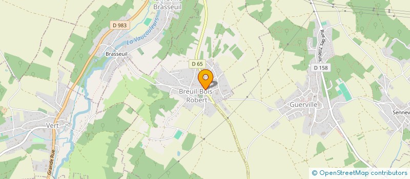 localisation de l'entreprise COM CUIVRES COMMUNICATION ORGANISATION MANAGEMENT  BREUIL-BOIS-ROBERT