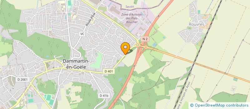 localisation de l'entreprise COM' DABE  DAMMARTIN-EN-GOELE