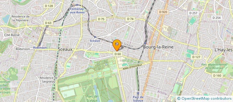 localisation de l'entreprise COM DAILY à SCEAUX
