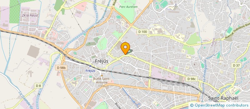 localisation de l'entreprise COM DE PROMOTION CULTURELLE 3 CANTONS à FREJUS