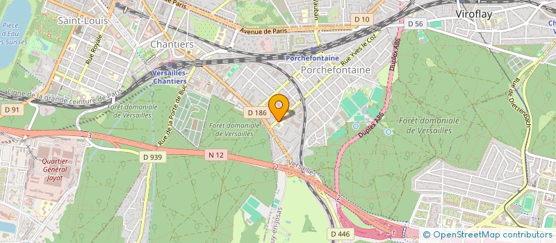 localisation de l'entreprise COM DEP 78 FED FRANC MONTAGNE ESCALADE à VERSAILLES