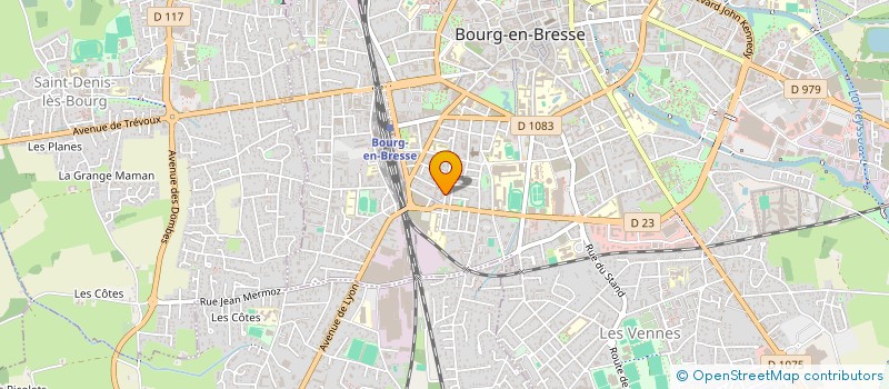 localisation de l'entreprise COM DEP AIDE LOGEMENT DE L AIN à BOURG-EN-BRESSE