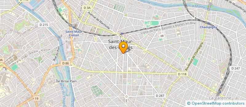 localisation de l'entreprise COM DEP BILLARD DU VAL DE MARNE à SAINT-MAUR-DES-FOSSES