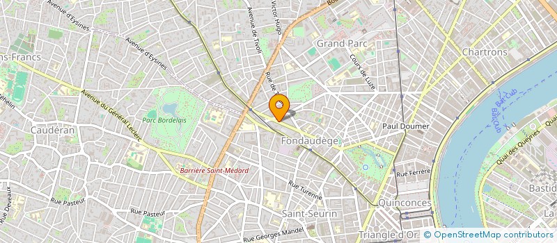 localisation de l'entreprise COM DEP DE VOILE DE LA GIRONDE  BORDEAUX