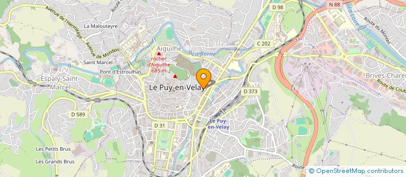 localisation de l'entreprise COM DEP FEDERATION ETUDES ET SPORTS à LE PUY-EN-VELAY