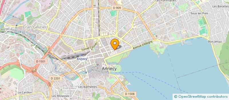 localisation de l'entreprise COM DEP FFCT CYCLOTOURISME à ANNECY