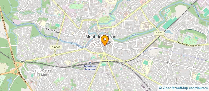 localisation de l'entreprise COM DEP LUTTE MALAD RESPIR TUBERCULOSE à MONT-DE-MARSAN