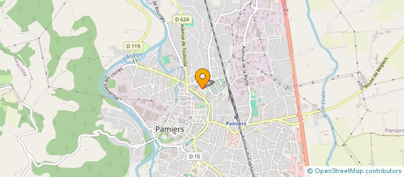 localisation de l'entreprise COM DEP PR TOURISME EQUESTRE LA RANDONNE à PAMIERS
