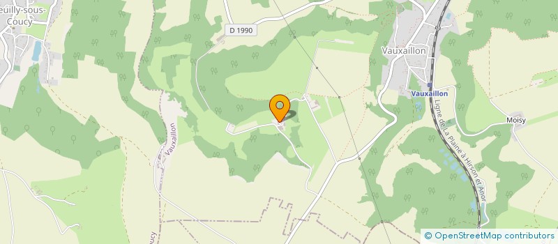 localisation de l'entreprise COM DEPART ESCRIME AISNE  VAUXAILLON