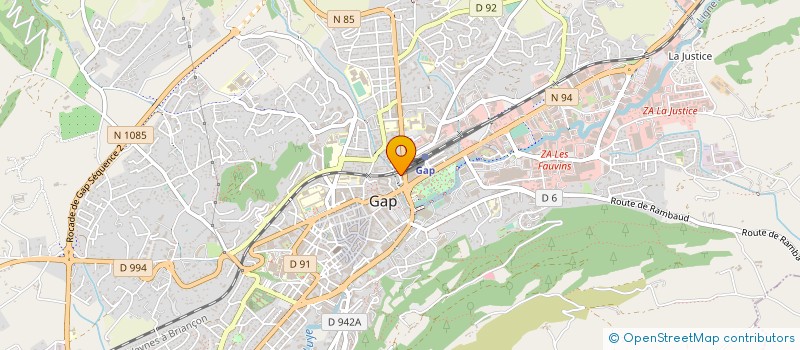 localisation de l'entreprise COM DEPARTEMENT EDUCATION SANTE H ALPES à GAP