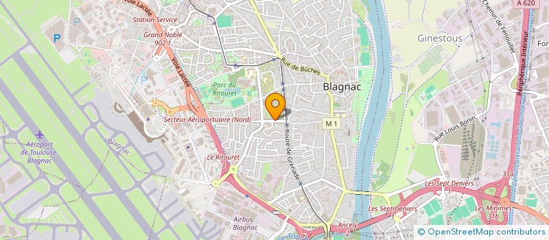 localisation de l'entreprise COM' DES CIGALES  BLAGNAC