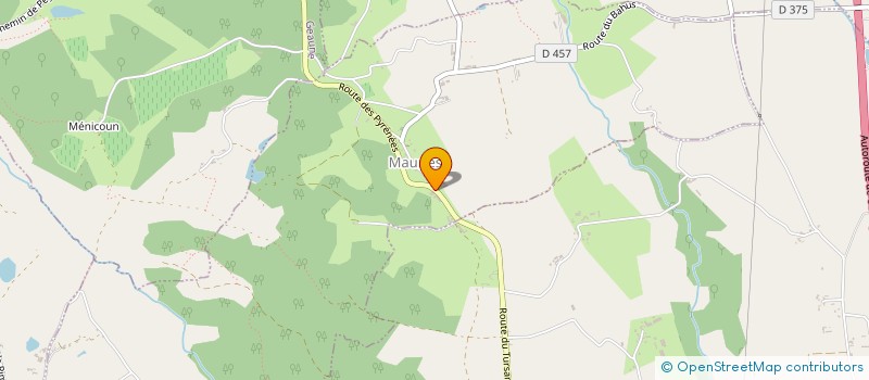 localisation de l'entreprise COM DES FETES QUARTIER PELLE  SAMADET