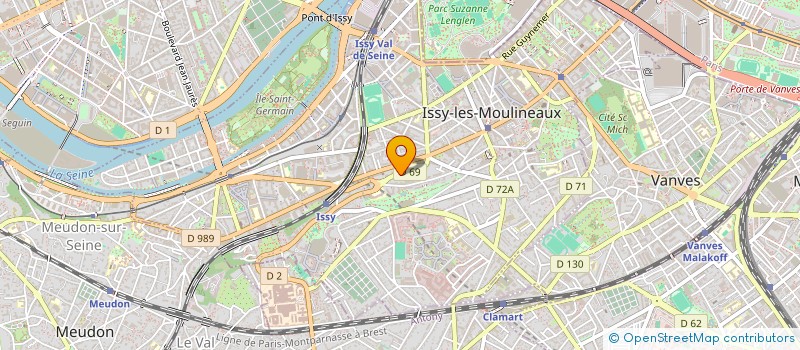 localisation de l'entreprise COM&DIA DISTRIBUTION à ISSY-LES-MOULINEAUX