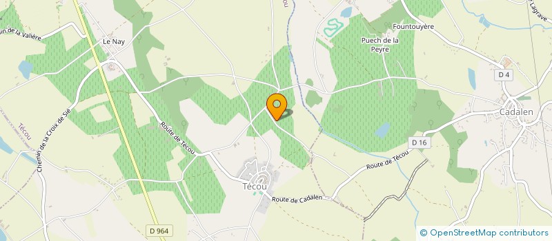 localisation de l'entreprise COM DPT SECOURS FR CROIX BLANCHE TARN  SAINT-SULPICE-LA-POINTE