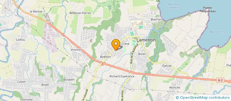 localisation de l'entreprise COM' DU SIWO à LAMENTIN