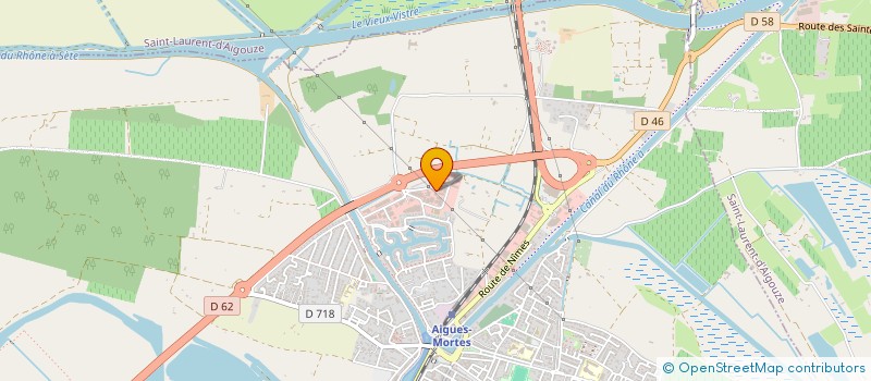 localisation de l'entreprise COM DU SPORT  AIGUES-MORTES