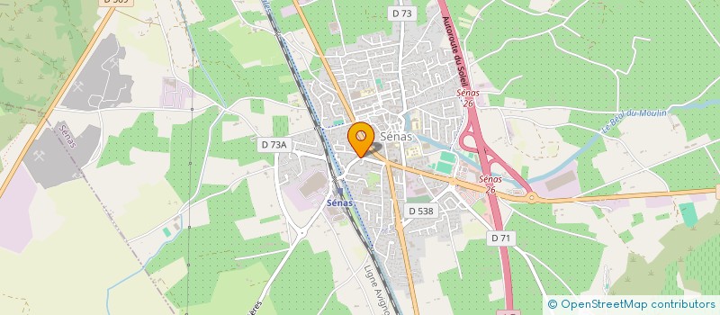 localisation de l'entreprise COM DU SUD  SENAS