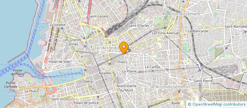 localisation de l'entreprise COM'EDIT à MARSEILLE