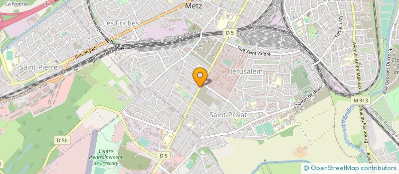 localisation de l'entreprise COM ELEC à MONTIGNY-LES-METZ
