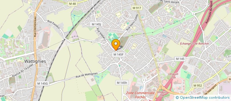localisation de l'entreprise COM' EN FAMILLE à FACHES-THUMESNIL