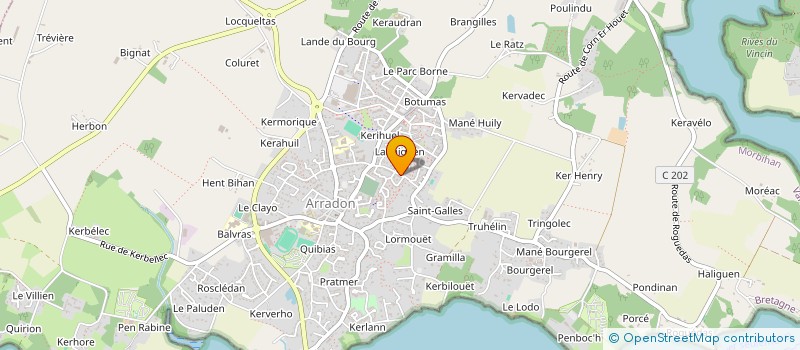 localisation de l'entreprise COM' EN TANDEM à ARRADON