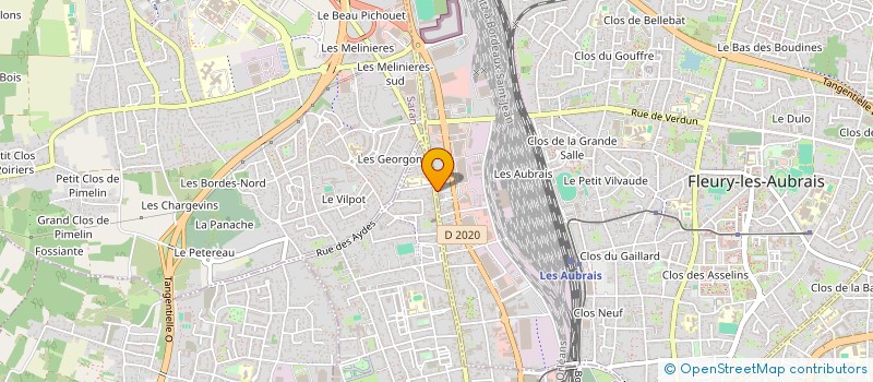 localisation de l'entreprise COM'ENT à FLEURY LES AUBRAIS