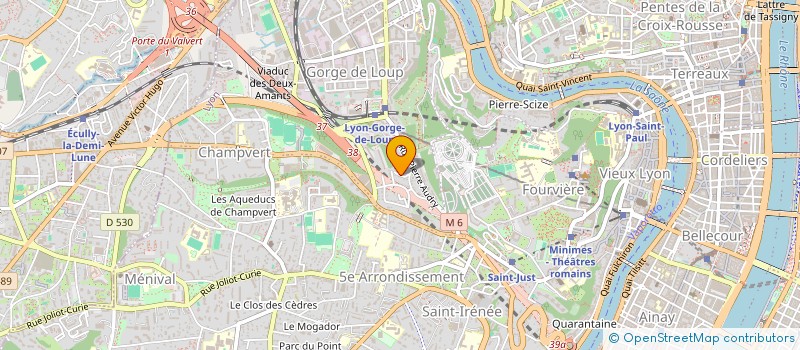 localisation de l'entreprise COM ENTR VIEIL LYON ST RAMBERT à LYON 9EME
