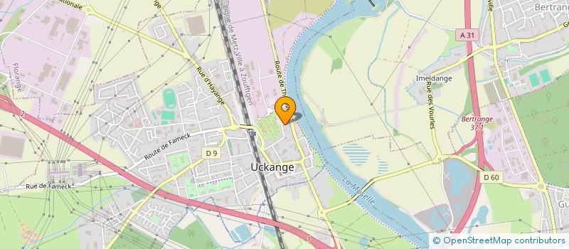 localisation de l'entreprise COM ET H F R SAULNES UCKANGE  UCKANGE