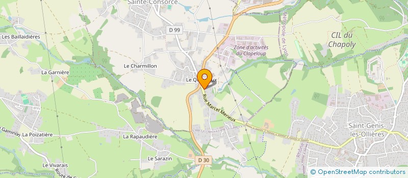 localisation de l'entreprise COM ET MARCY INSTITUT MERIEUX  MARCY-L'ETOILE