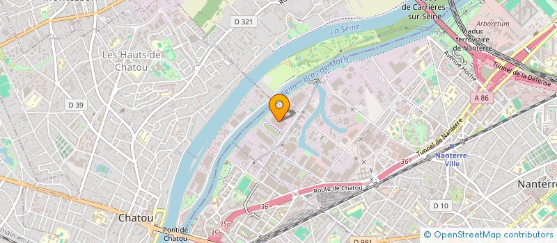 localisation de l'entreprise COM ETABL MAGNETI MARELLI MOTOPROPULSION  NANTERRE