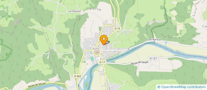 localisation de l'entreprise COM ETUDE INFORMATION INSERTION SOCIALE  CAJARC