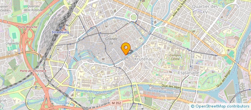 localisation de l'entreprise COM EUR ACTION SPEC ENFANT ET FAMILLE à STRASBOURG