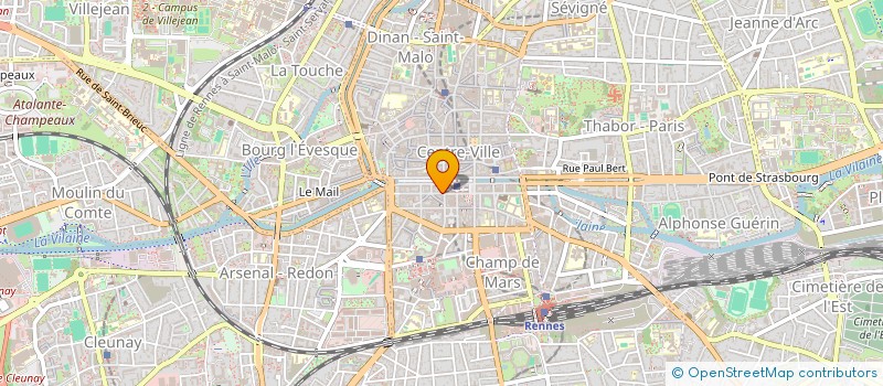 localisation de l'entreprise COM'EVE  RENNES