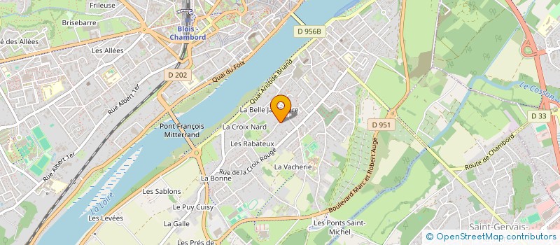 localisation de l'entreprise COM EVENEMENT  BLOIS