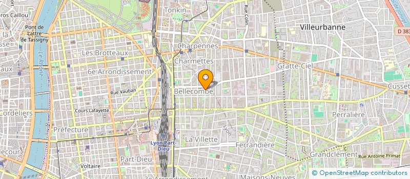 localisation de l'entreprise COM'EXPRESSION à LYON