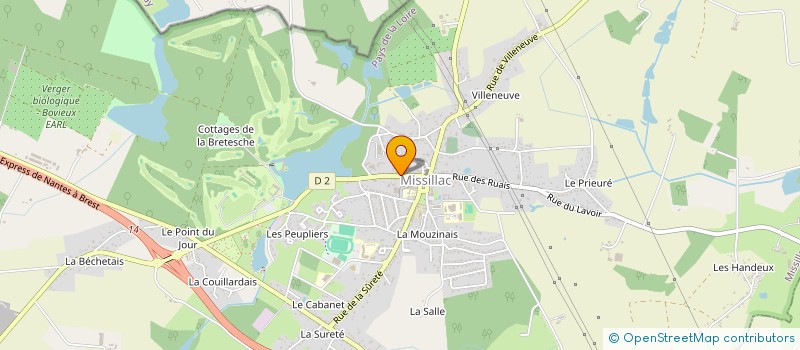 localisation de l'entreprise COM.FAB  MISSILLAC