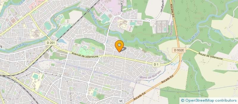 localisation de l'entreprise COM FETES QU ST MEDARD à MONT-DE-MARSAN
