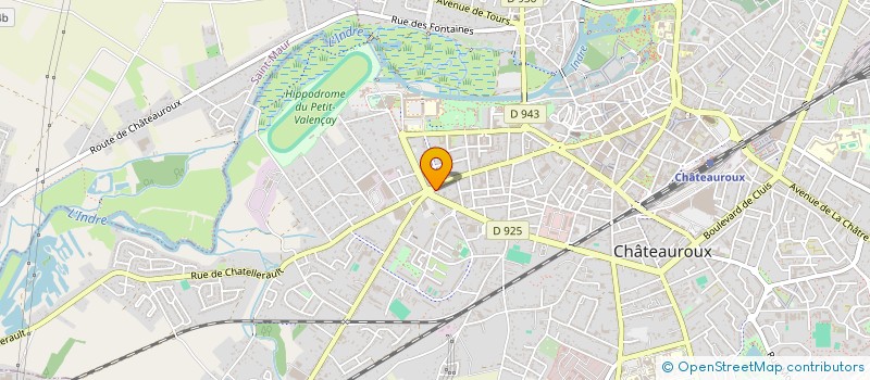 localisation de l'entreprise COM FETES QUARTIER DES MARINS à CHATEAUROUX