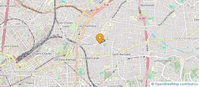 localisation de l'entreprise COM FR ENFANTS HOP AIDE AUX DEFAVORISES à MARSEILLE