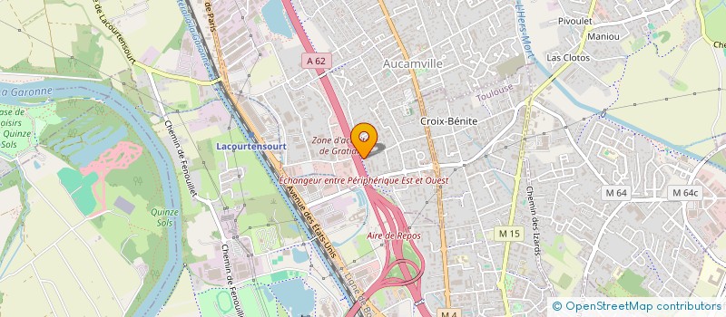 localisation de l'entreprise COM FRERES INVEST à AUCAMVILLE