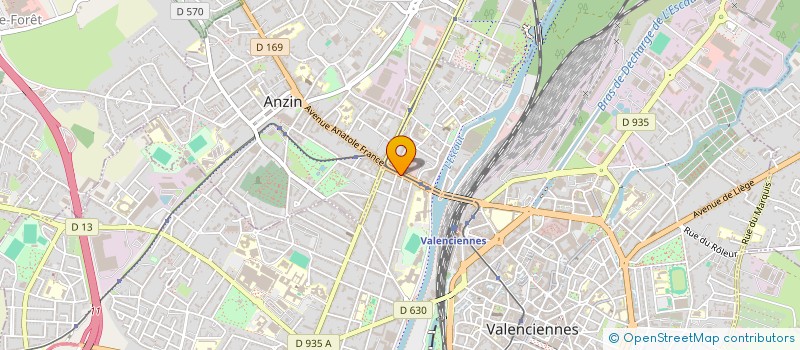 localisation de l'entreprise COM G'M  VALENCIENNES