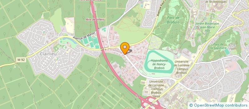 localisation de l'entreprise COM'GALA ENSAIA  VANDUVRE-LES-NANCY