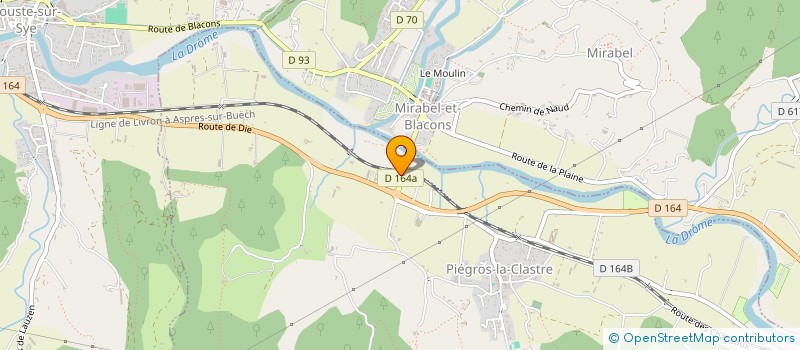 localisation de l'entreprise COM GESTION RESERV NATUREL RAMIERE DROME à ALLEX