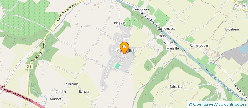 localisation de l'entreprise @COM. GUYENNE  ET GARONNE  SOCIETE D'EXPERTISE COMPTABLE  MARMANDE