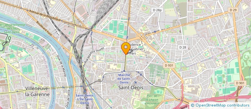localisation de l'entreprise COM HI-TECH à SAINT-DENIS
